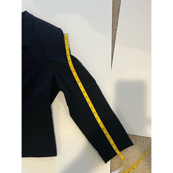 Lord&taylor Women’s Special Occasion Skirt Suit Black Size 16 Floral Stitching - Picture 13 of 16